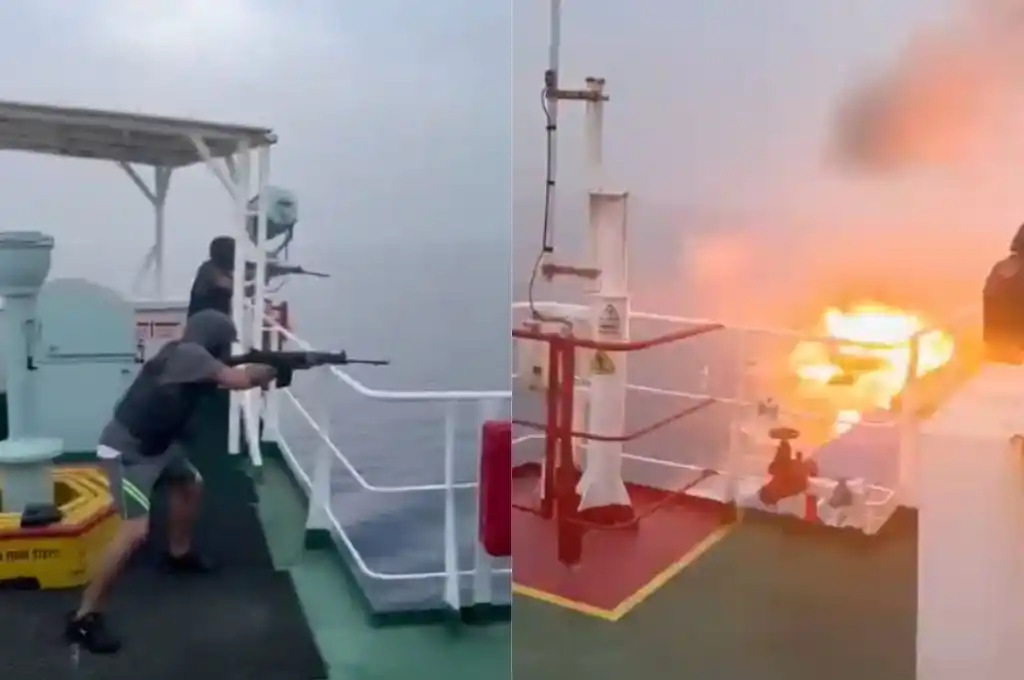 Ataque de guardia a dron kamikaze