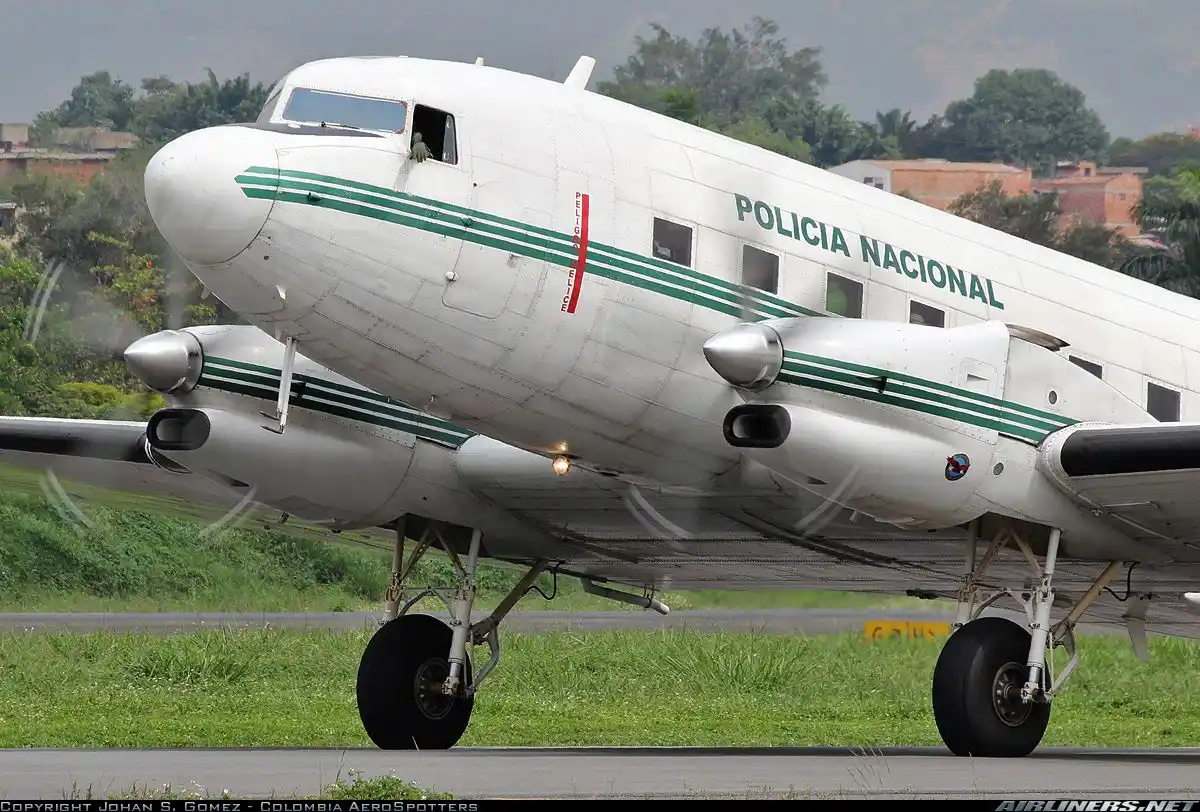 Los «vuelos fantasmas» de la policía colombiana