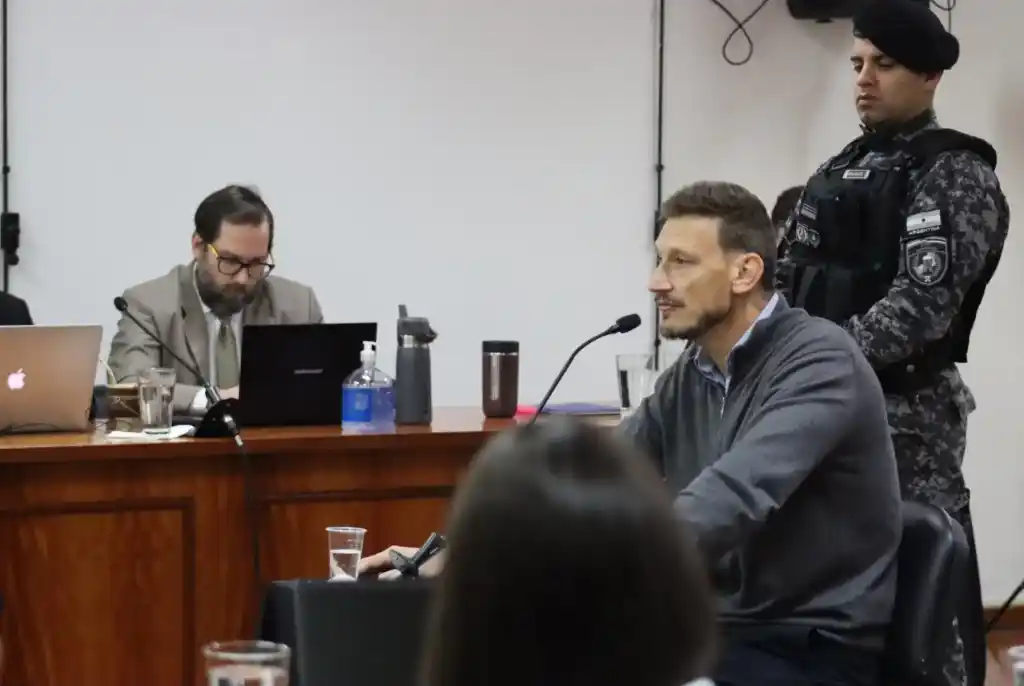 Germán Kiczka, en el banquillo de los acusados.
