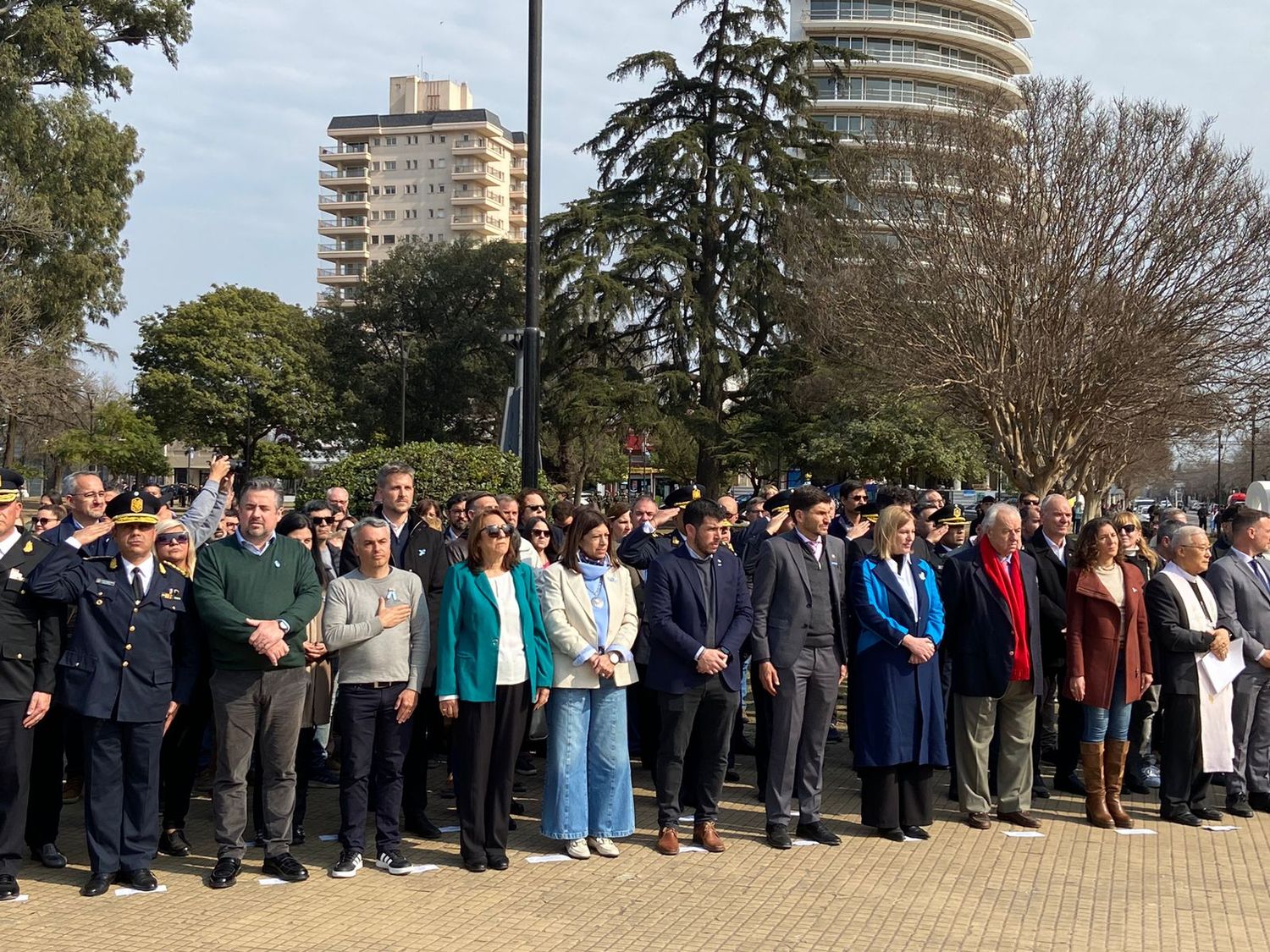 Venado Tuerto fue escenario del acto oficial en la provincia de Santa Fe.