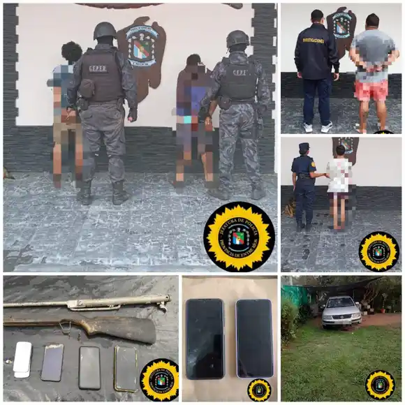 Allanamientos simultáneos en la ciudad