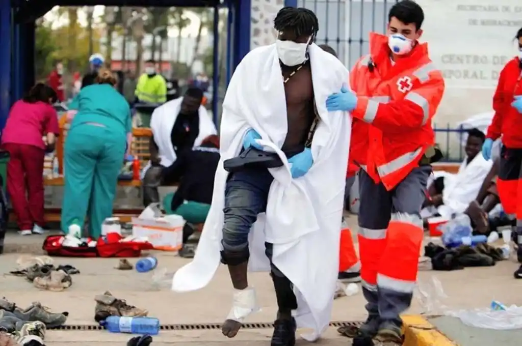 Unos 60 africanos lograron entrar al enclave español de Melilla