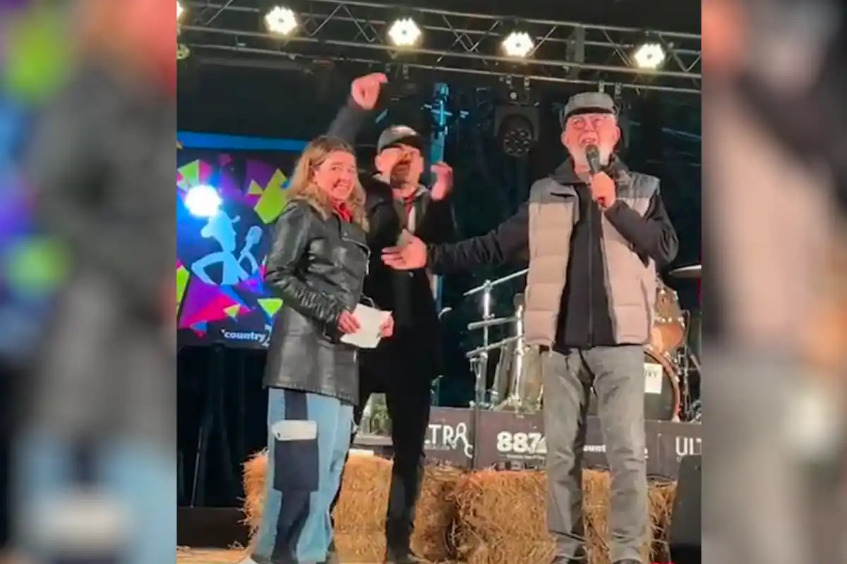 Festival Country 2023: Juanita Lafalce presentó a una banda sobre el escenario