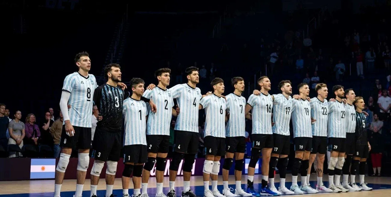 Vóley: Argentina venció al bicampeón olímpico Francia en su debut en la VNL. Crédito: @DeportesAlTacok
