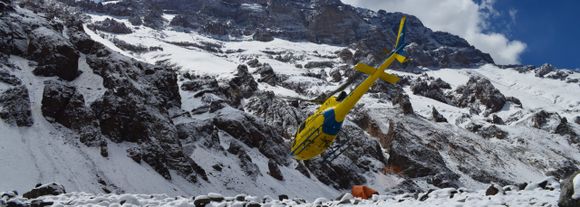 Diego Góngora, Gerente de Helicopters AR: «Hacemos de 80 a 100 rescates por año en el Aconcagua con el Airbus H125»