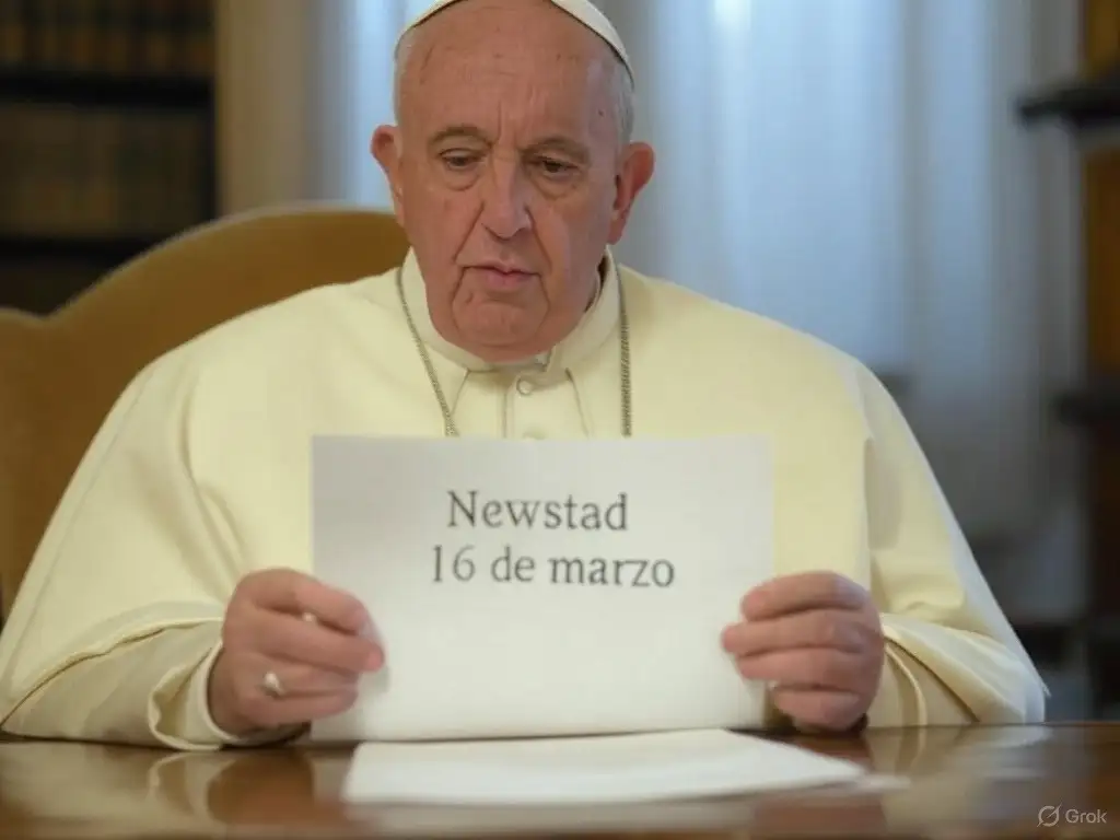 Santoral. Francisco, leyendo el Santoral del 16 de marzo.