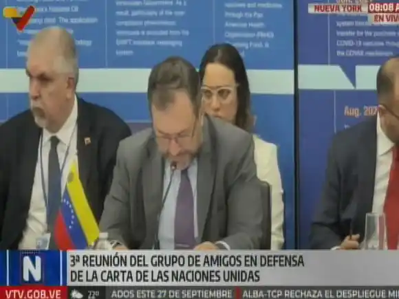 EE. UU. quiere apropiarse de los recursos de Venezuela: Yván Gil ante Amigos de la Carta de la ONU