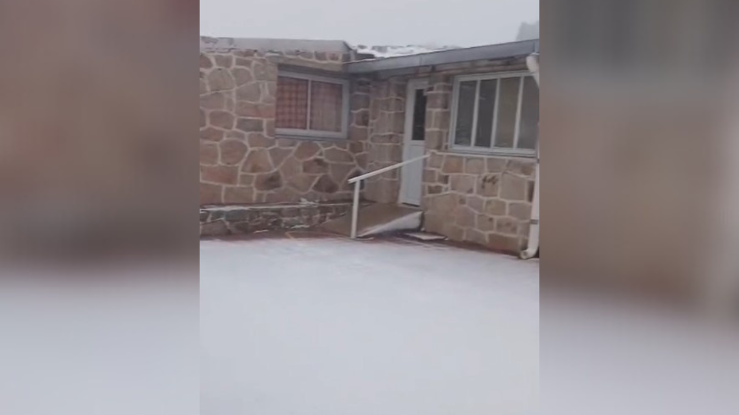 Llegó la primera nevada del año a las sierras. (Foto: Traslasierranoticias)