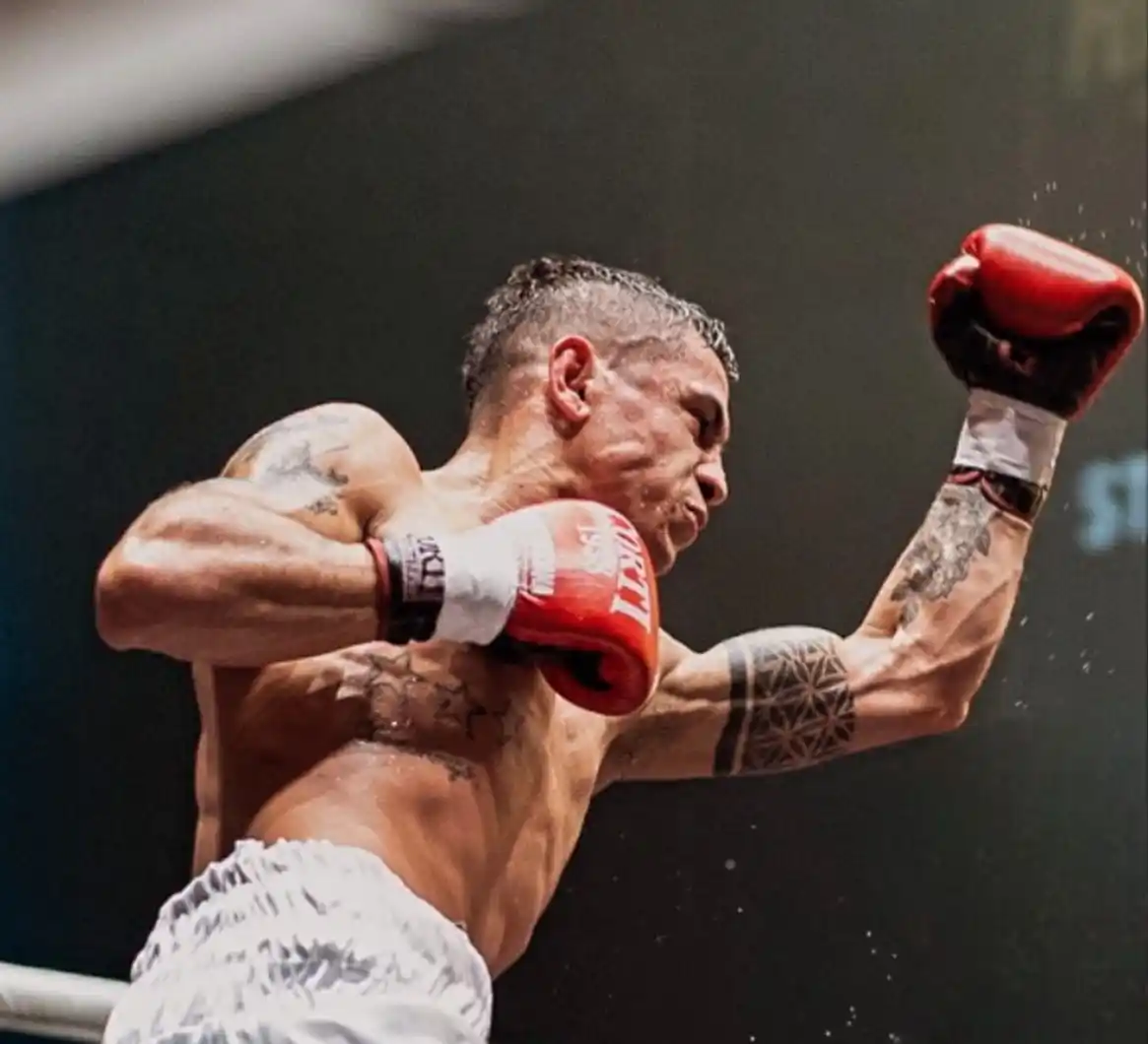 Laureano Ubiedo iba a boxear este viernes ante Federico Pedraza pero su rival se lesionó. Foto: Nicolás Boronat.