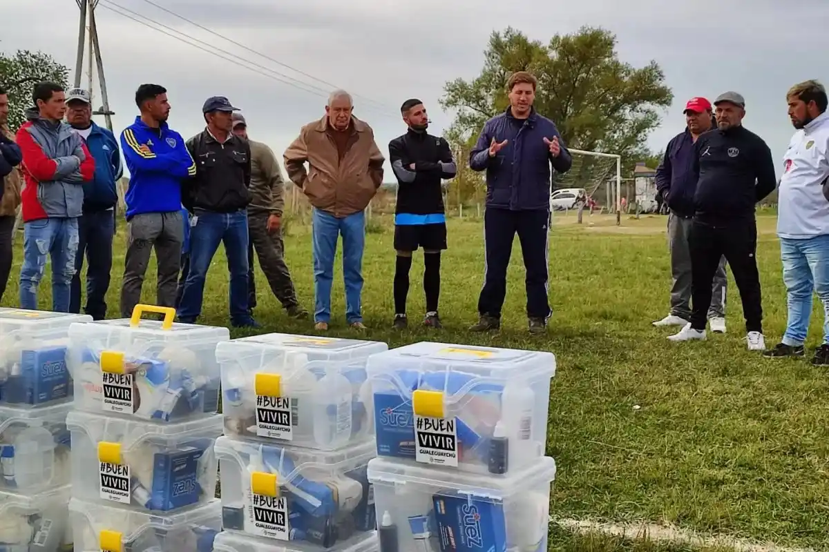 70 equipos de las ligas amateur de fútbol recibieron botiquines de primeros auxilios