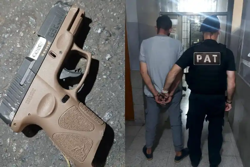 Detuvieron a dos jóvenes sospechados de balear una casa: estaban armados y circulaban en una moto robada