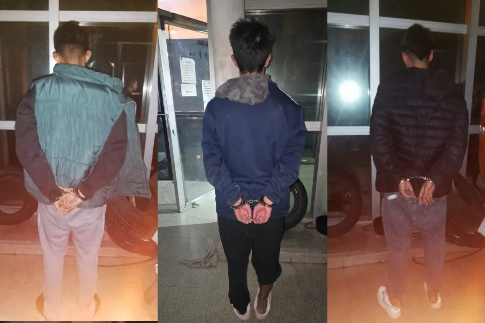 Detenidos en zona noroeste.