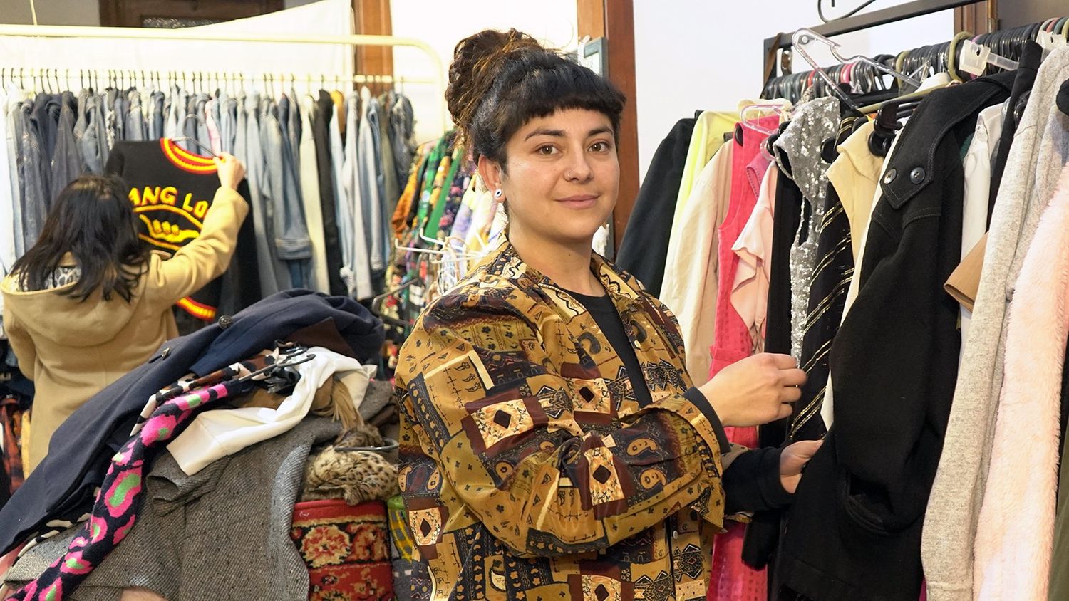 Florencia. Sostiene que es darle una nueva vida a la ropa