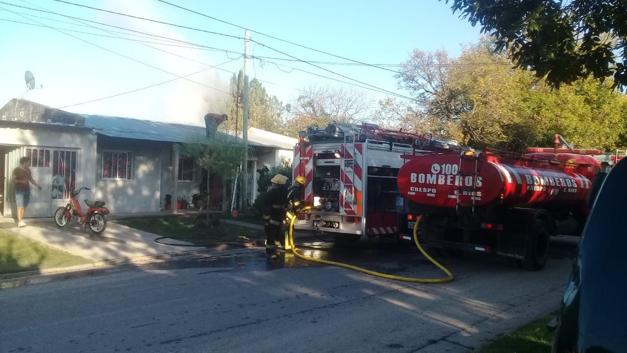 Incendio de una vivienda