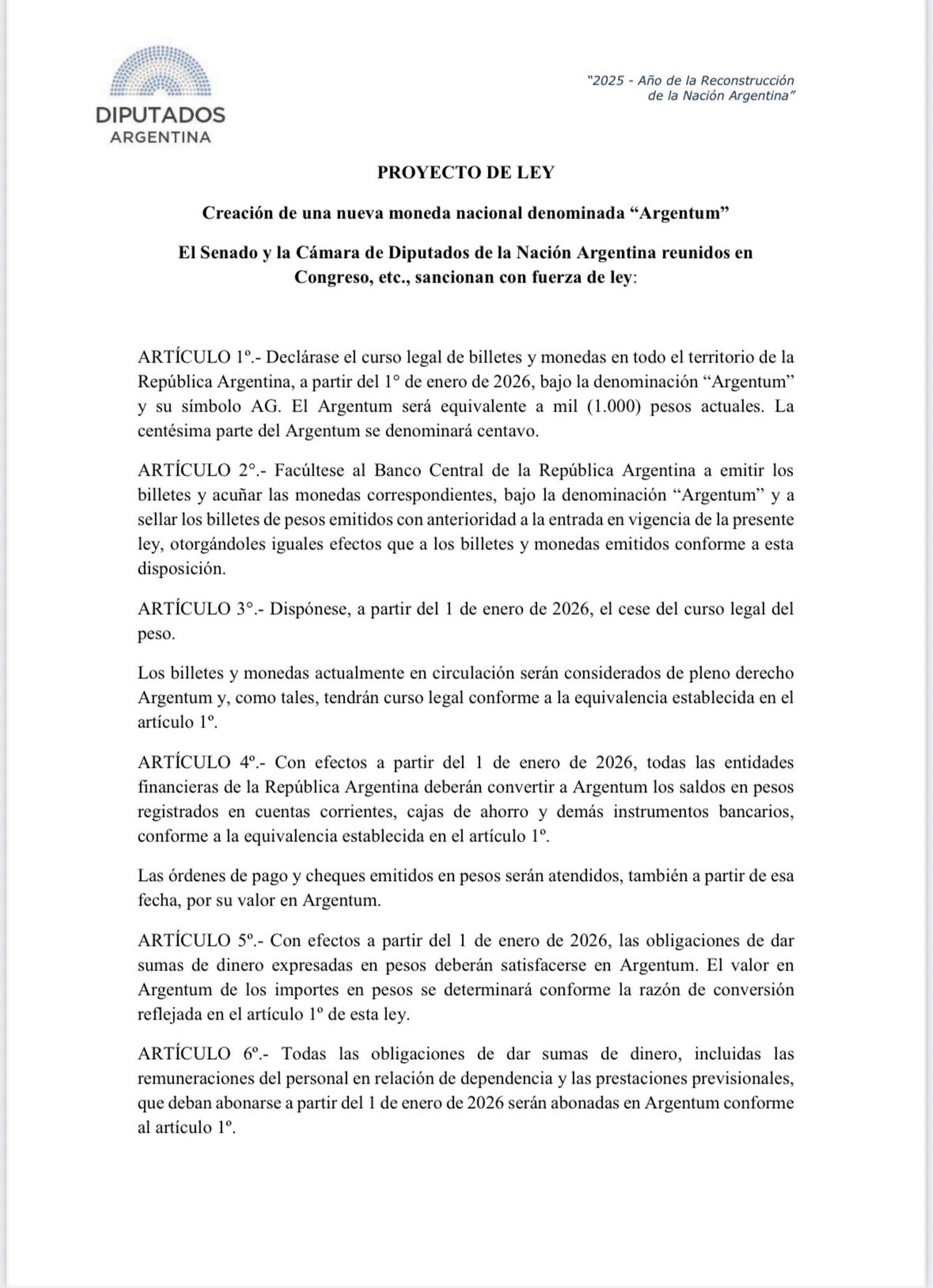 argentum proyecto