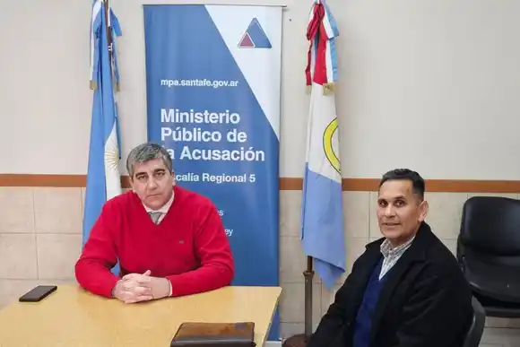 El Fiscal Regional de Rafaela se reunió con el Presidente Comunal de Moisés Ville