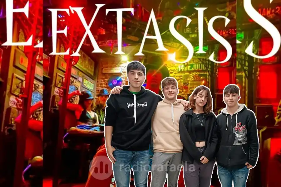 Debutó Extasis: "arrancó como una banda escolar, llamándose La Té porque venimos de la técnica"