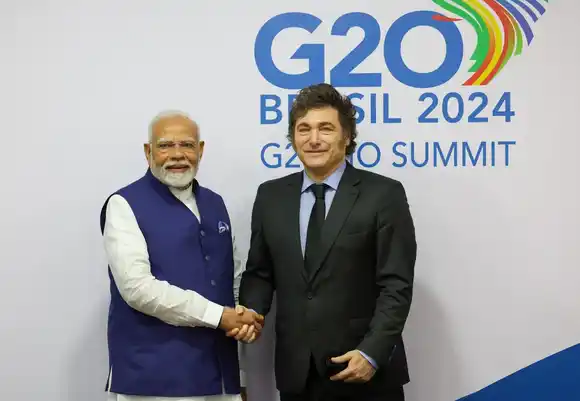 Javier Milei se reunirá con Narendra Modi, primer ministro de la India