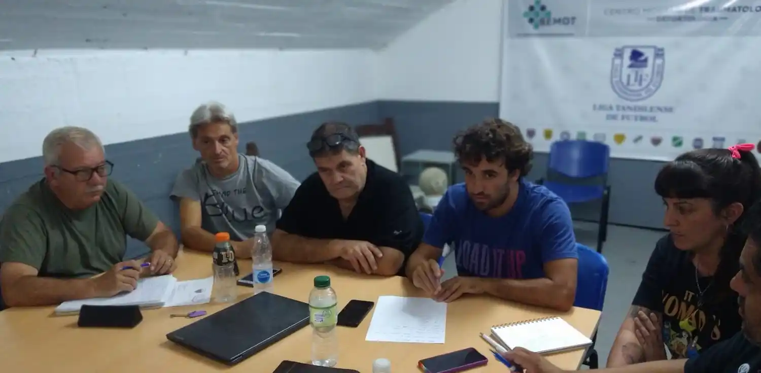 FOTO LIGA TANDILENSE DE FÚTBOL Ardúa, Viggiano, Cenoz, Di Fonzo y Godoy. La Unión Regional Deportiva tiene encaminada su temporada 2023.