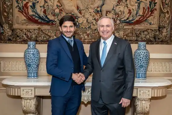 Pullaro se reunió con el embajador de Estados Unidos