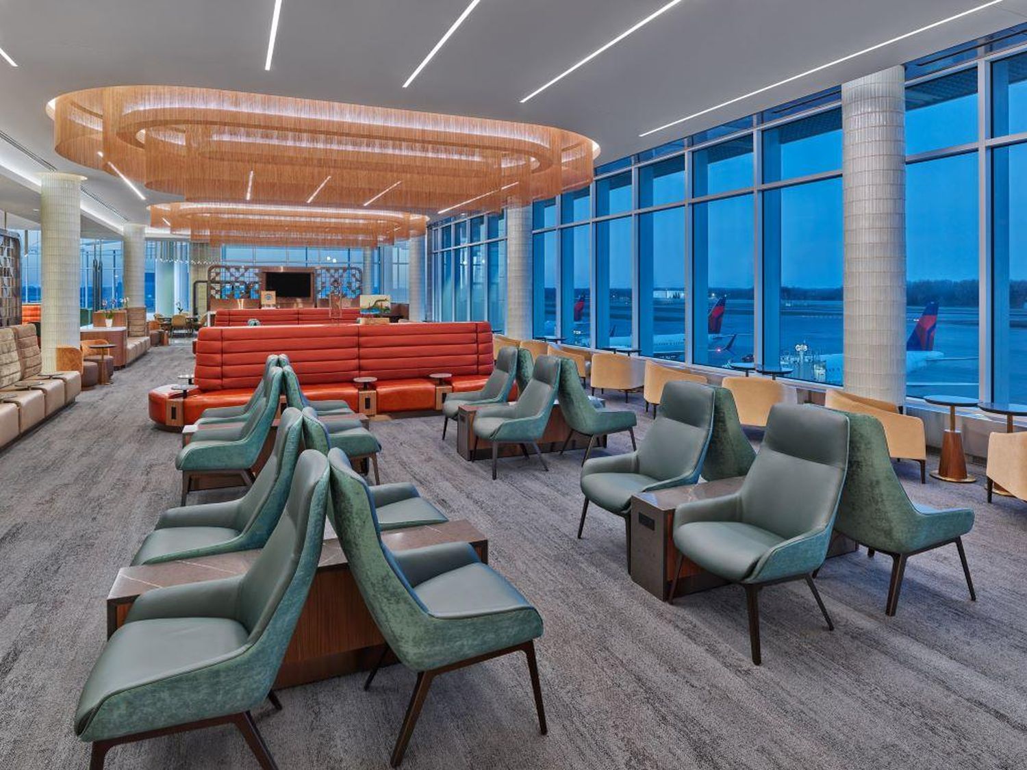 Delta abre un nuevo lounge Sky Club en el aeropuerto de Minneapolis