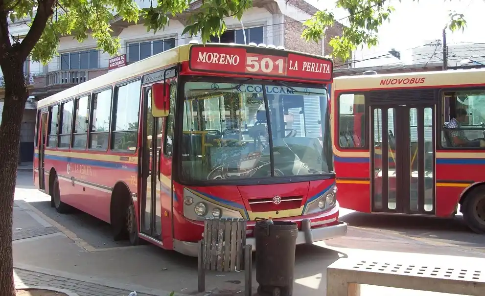 Chofer baleado en Moreno: Concluyó el paro de colectivos de las líneas 501, 311, 312, 329, 288, 422 y 550