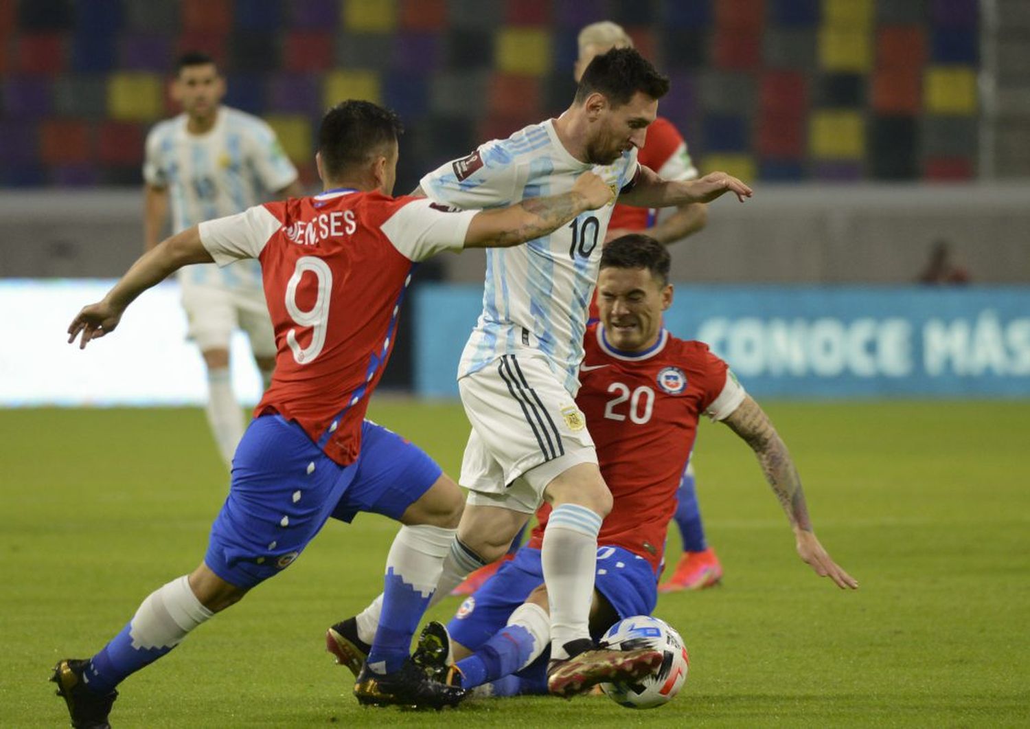 Argentina no pudo marcar la diferencia ante Chile