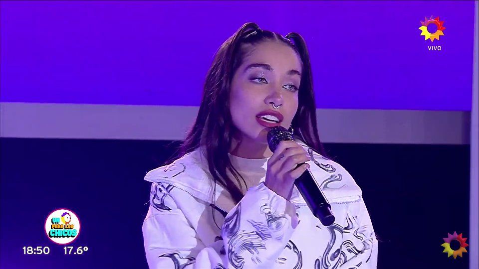 María Becerra brilló con un show en vivo en Un sol para los chicos