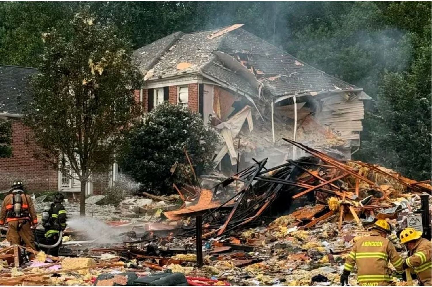 Maryland: dos muertos y 12 familias evacuadas tras explotar una casa por una fuga de gas