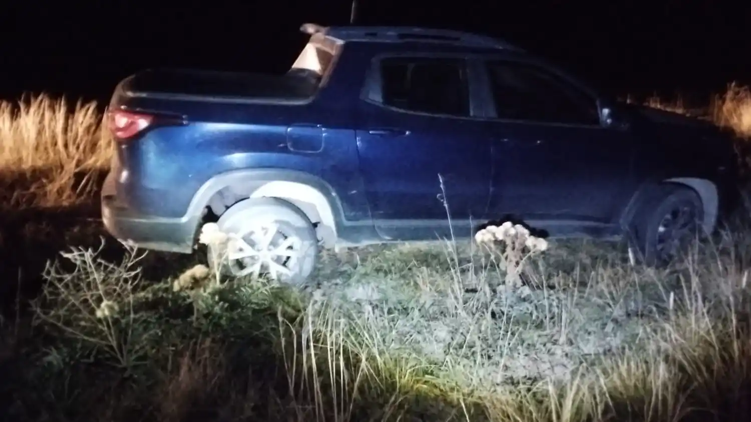 Asalto en Reta: la camioneta tenía pedido de secuestro