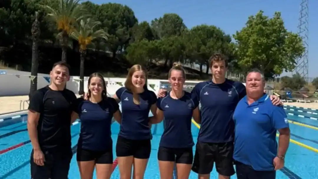 Cinco argentinos compitieron en la última fecha de la Copa del Mundo de aguas abiertas. Foto: Cadda