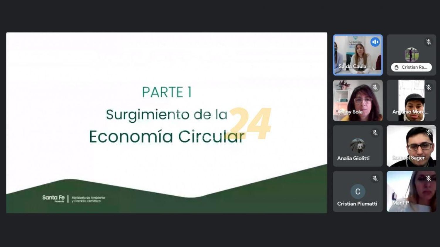 La provincia inició el ciclo de charlas “Santa Fe Más Circular”