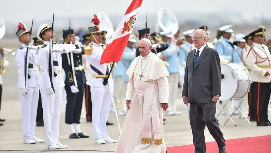 El Papa ya se encuentra en Perú