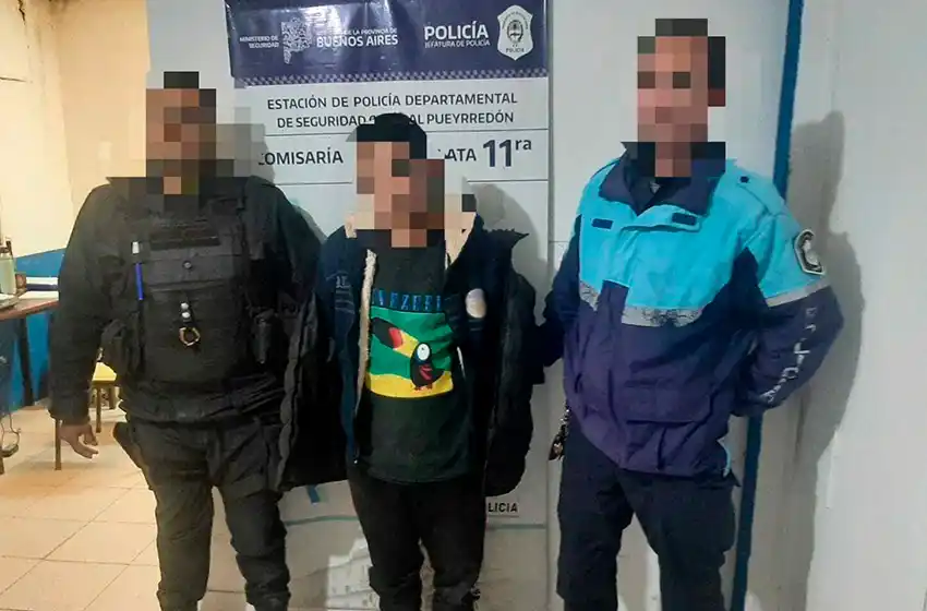 Violó medida de restricción de acercamiento y fue detenido