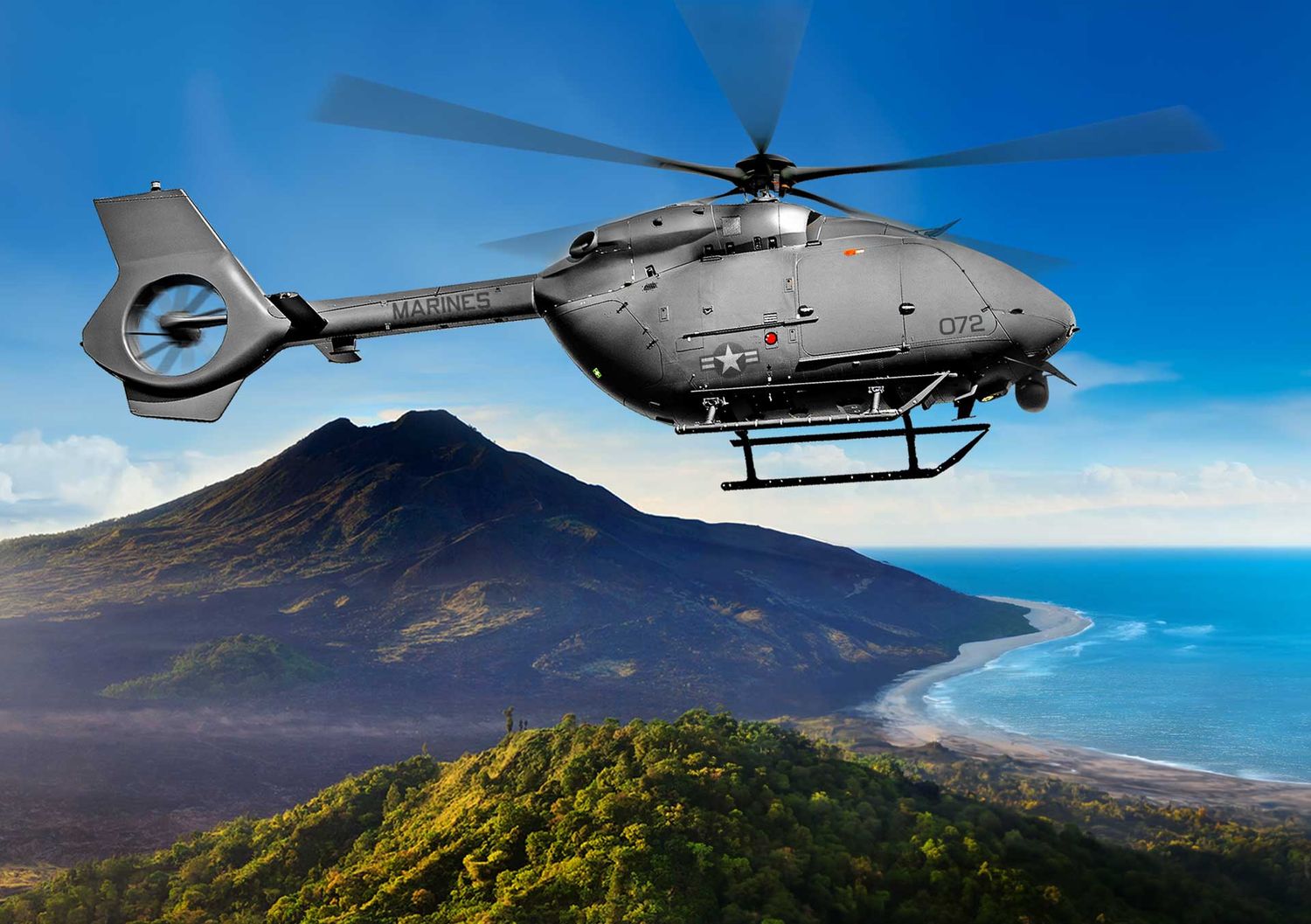 Airbus demuestra la adaptabilidad del UH-72B Lakota como dron de carga vertical para el USMC