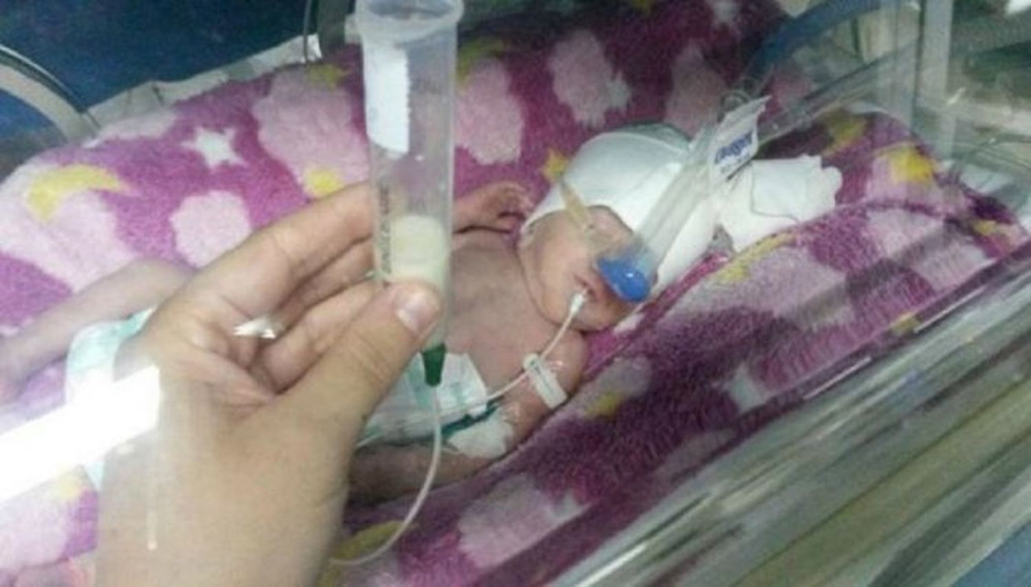 Una beba nació con un peso de 480 gramos: se recupera en Córdoba