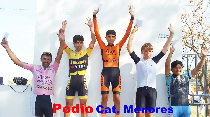 Ciclismo: Fantino Giuliani se quedó con el primer puesto en Chacabuco