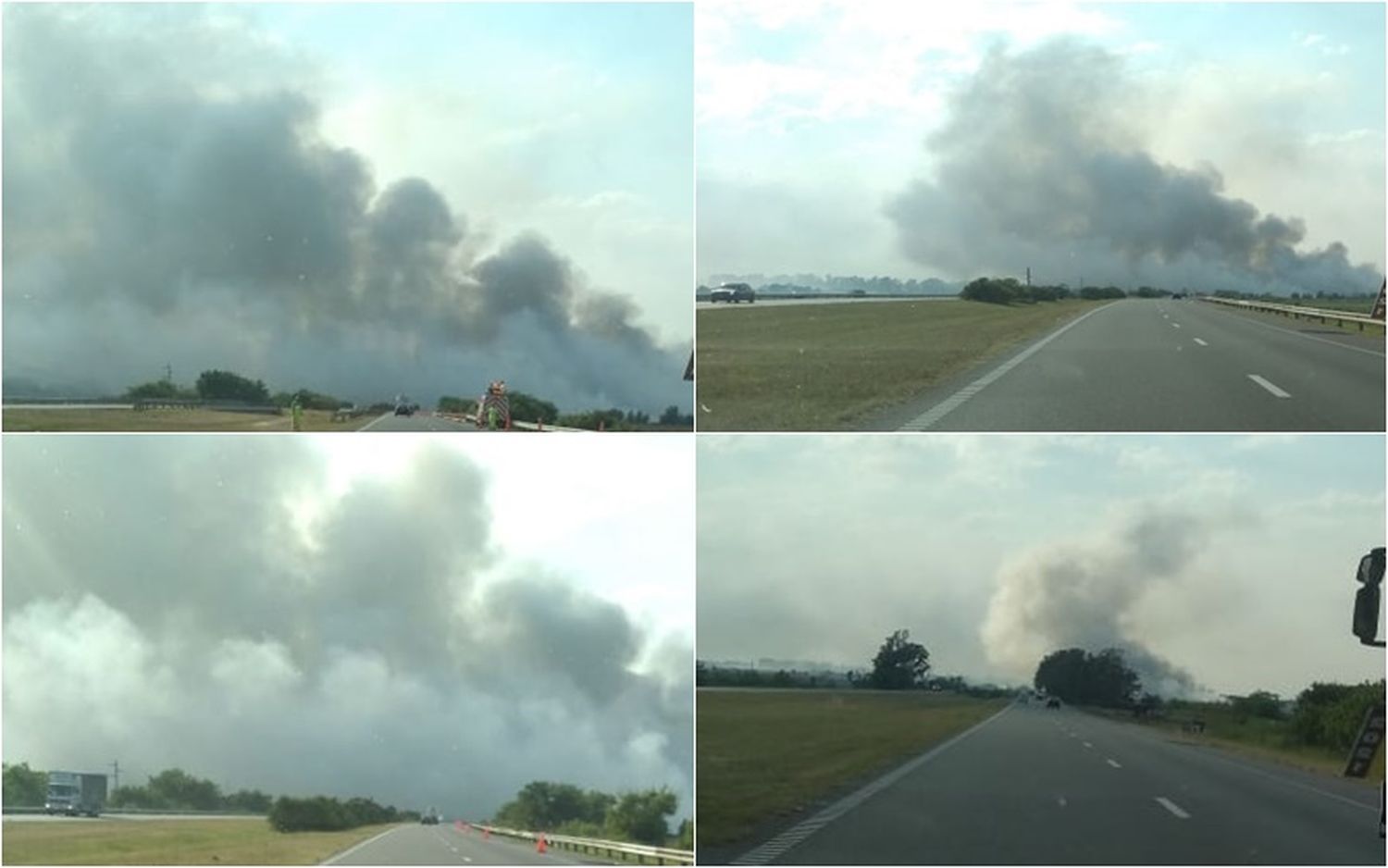 Incendio en el basural de Baradero: Bomberos Voluntarios colabora con una dotación