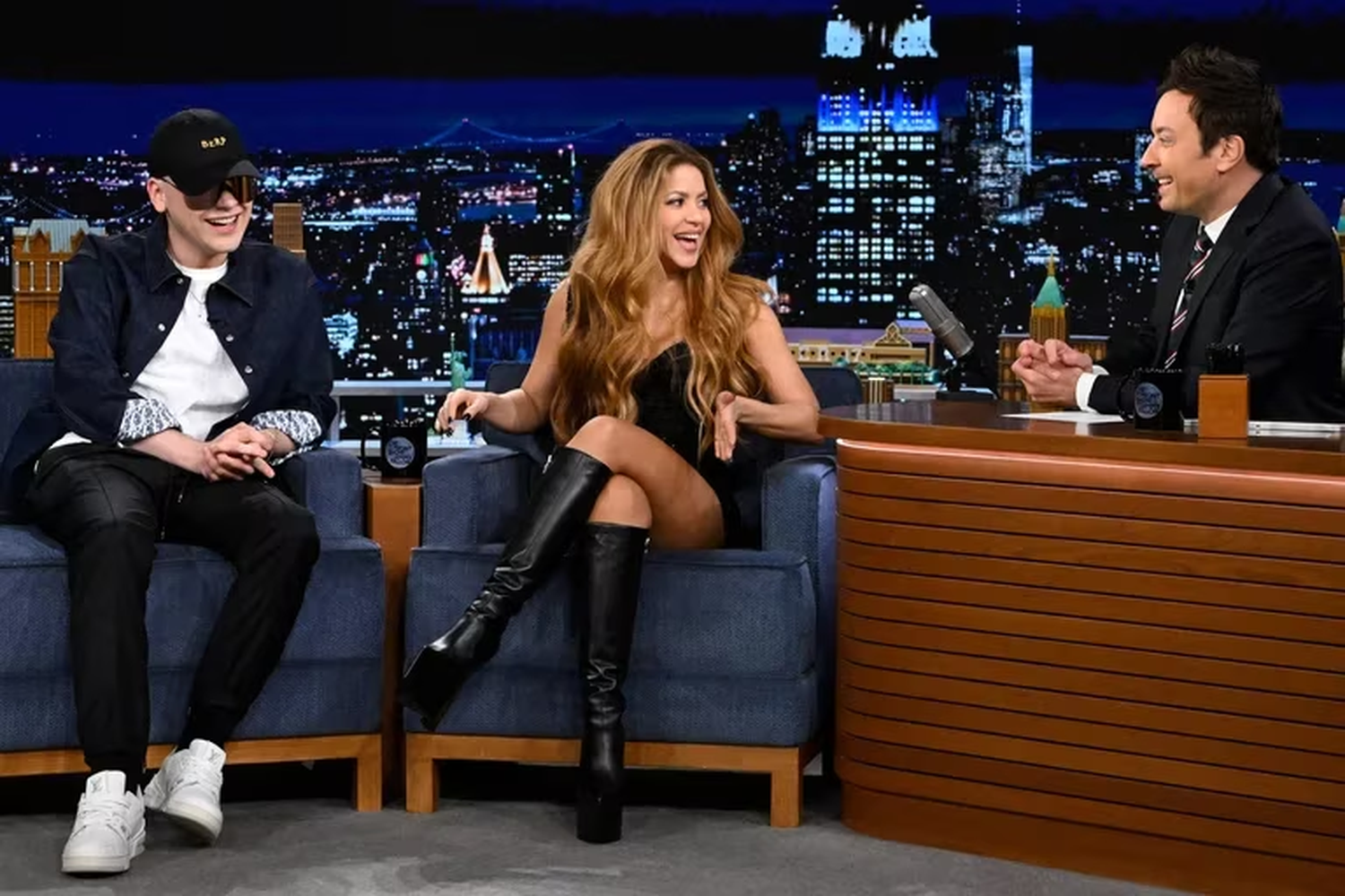 SHAKIRA y BIZARRAP con JIMMY FALL�N