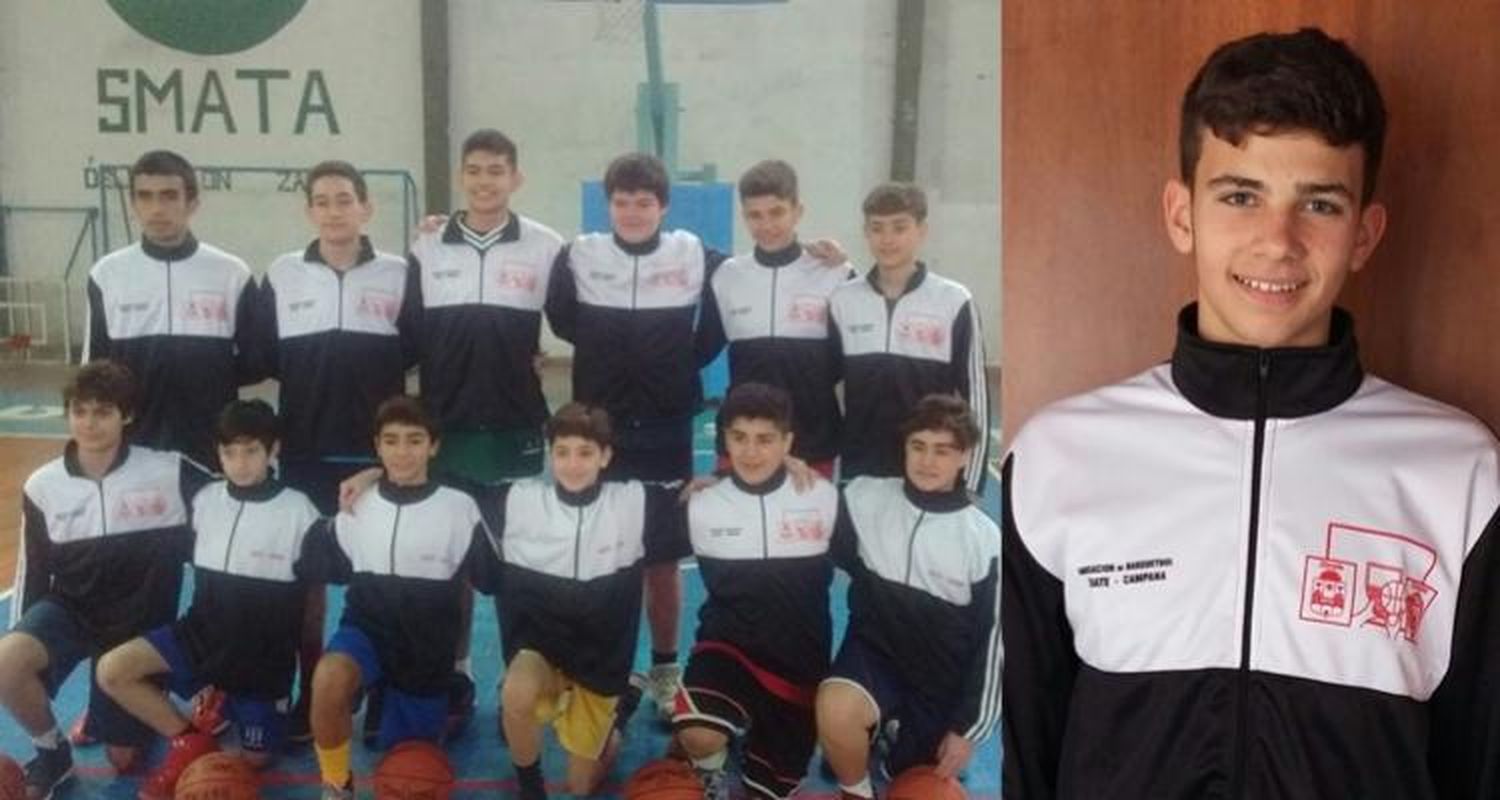 Con Juan Emilio Marzorati, el U13 de la ABZC se clasificó al Provincial