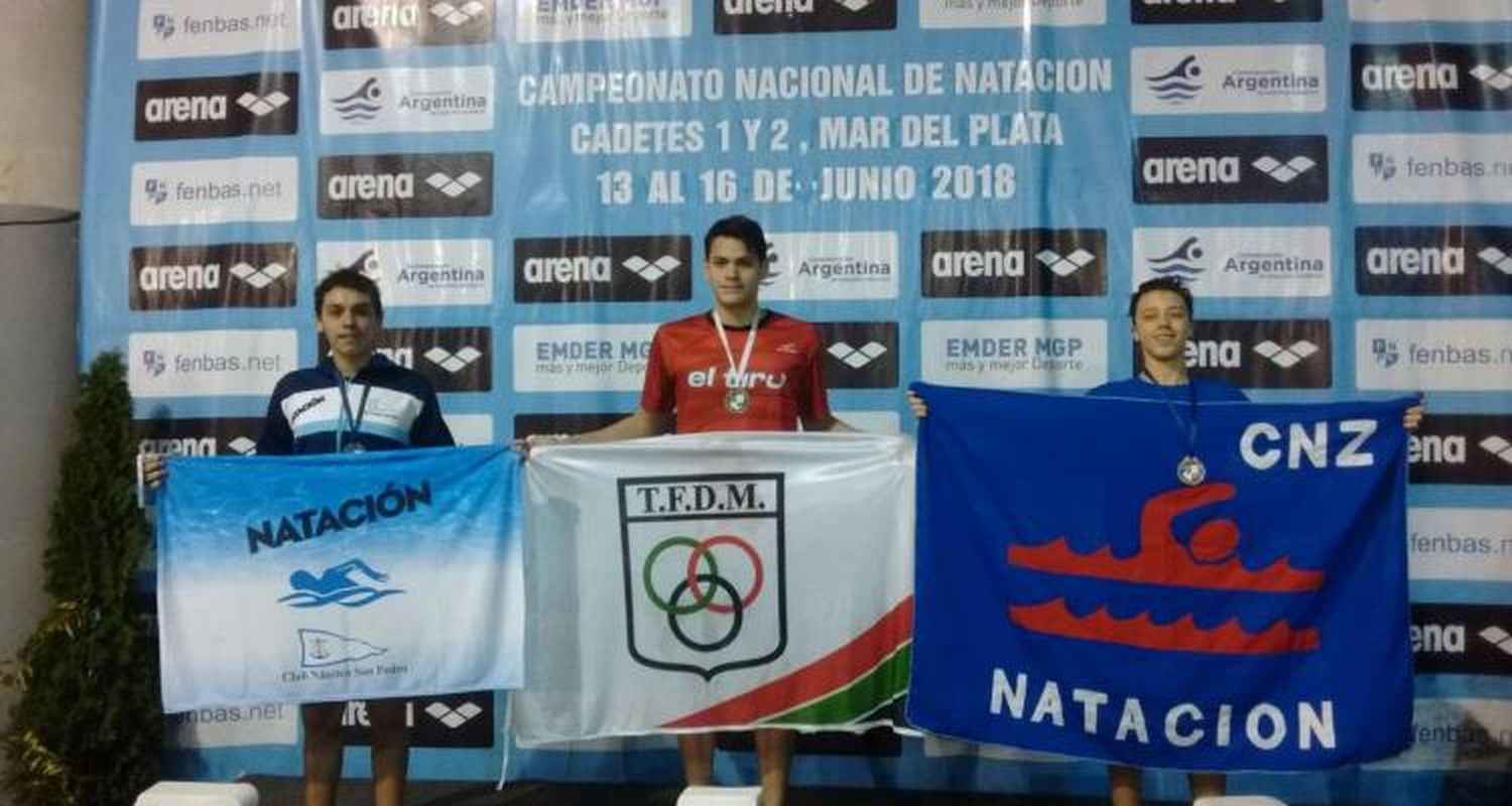 En el inicio del Nacional para cedetes, Bruno Giles consiguió una medalla de plata