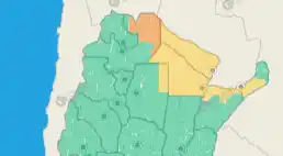 Formosa bajo alerta amarilla por tormentas fuertes