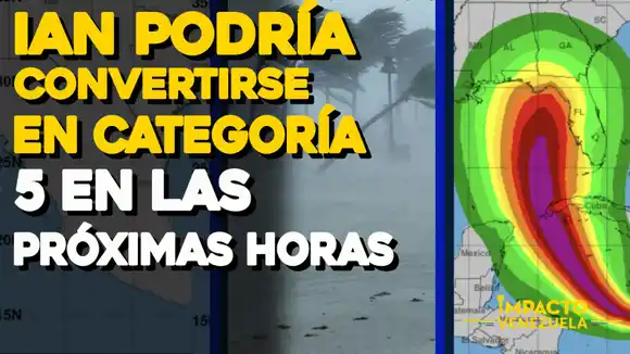 A CORRER porque el huracán Ian entra a costas de Florida entre categorías 4 y 5, las más devastadoras – VIDEO IMPACTO VENEZUELA