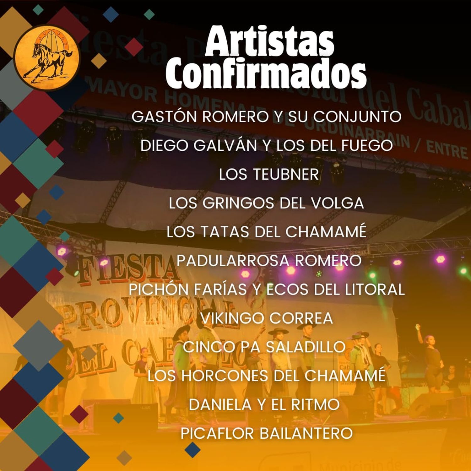 La Fiesta del Caballo ya seleccionó los artistas que actuarán en enero