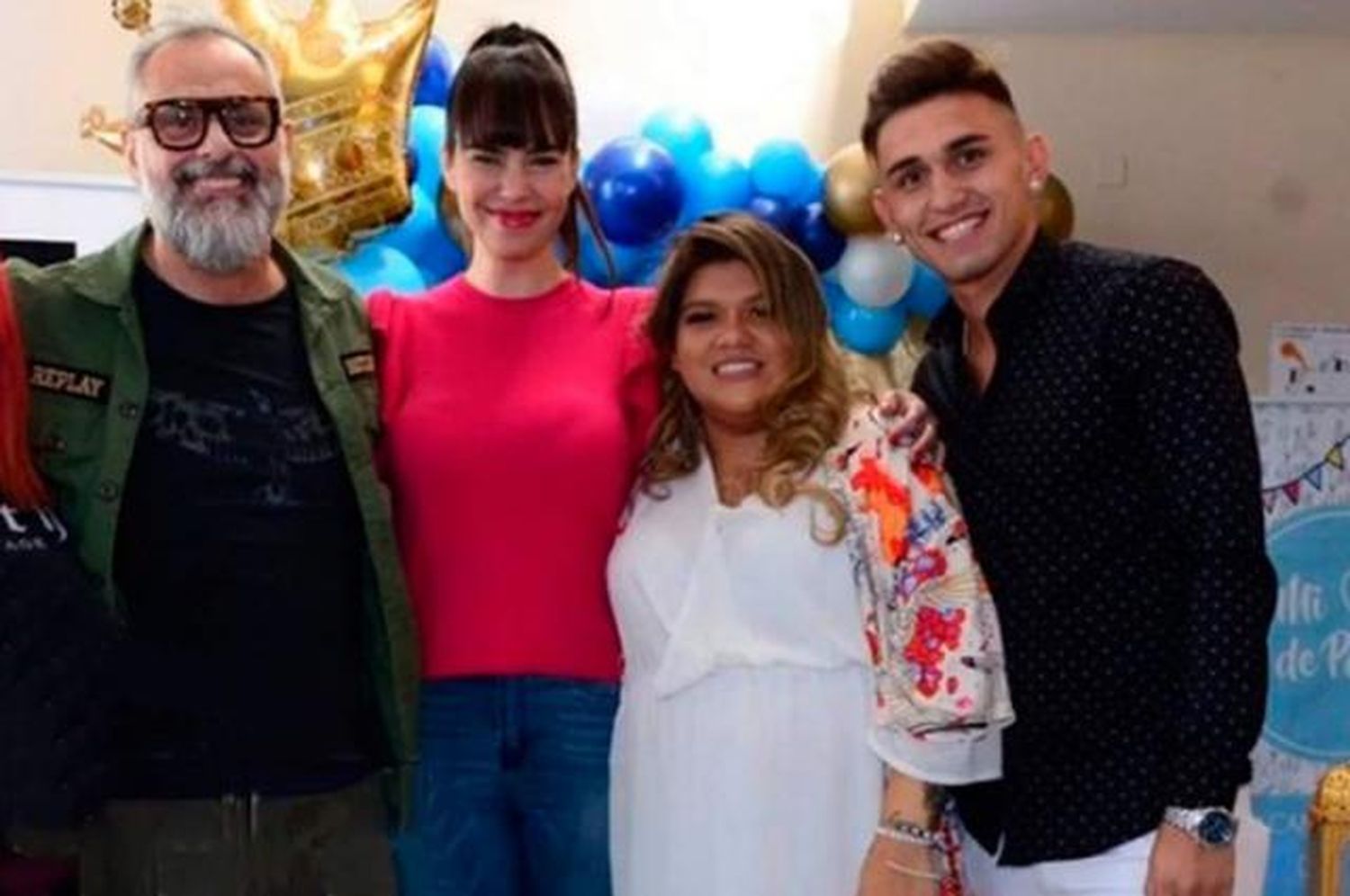 ¿Reconciliados? Morena y Jorge Rial, juntos en el baby shower de Francesco