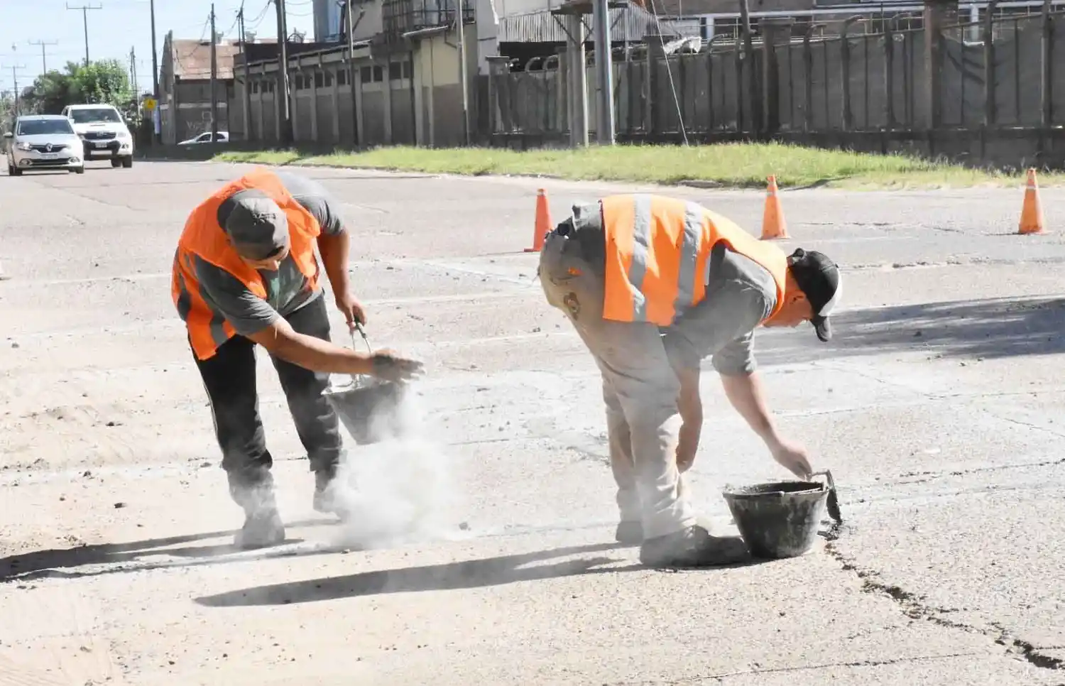 Programa de arreglo y bacheo de calles