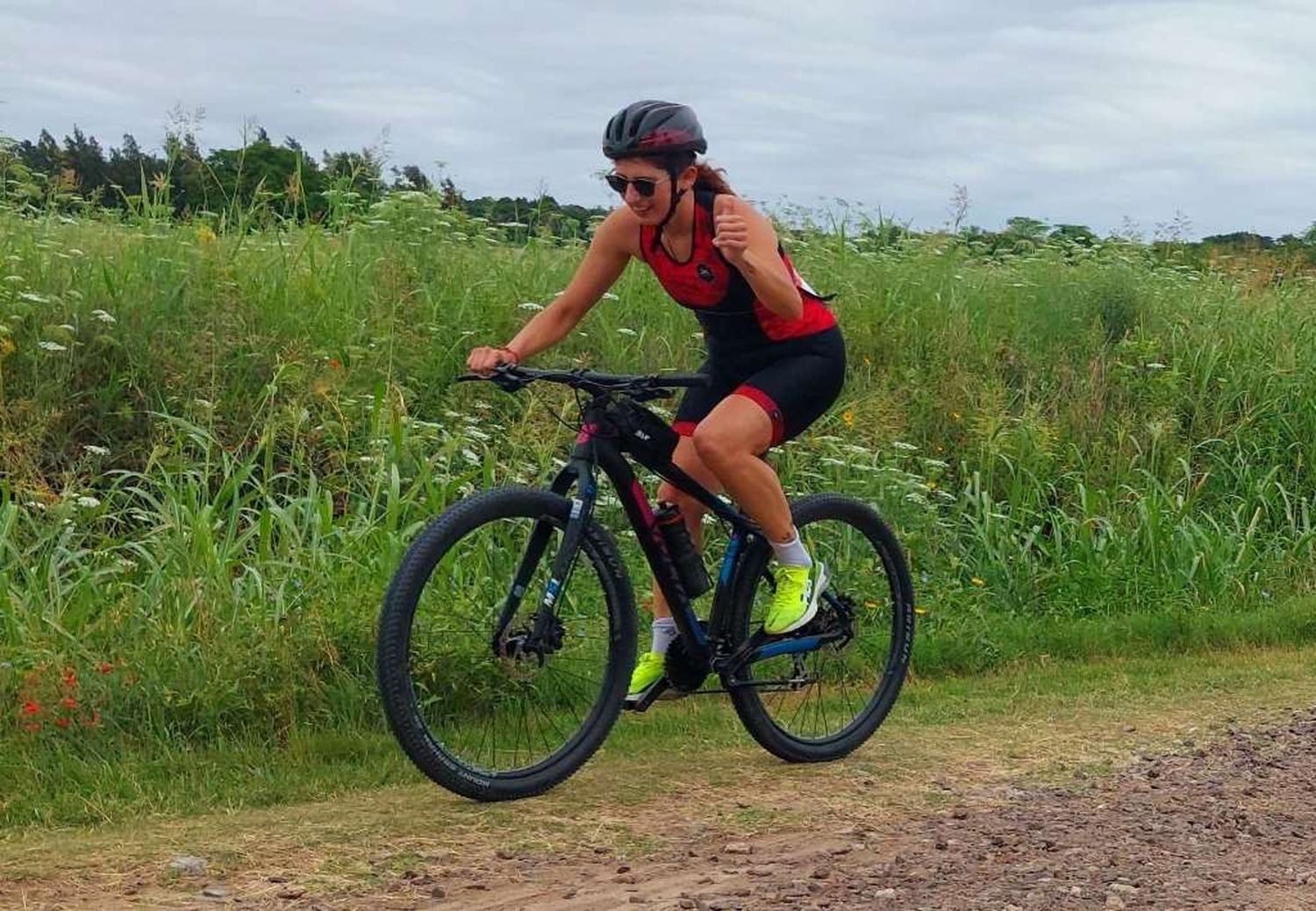 Santiago Maidana y Paula Marti fueron los mejores del Entrenamiento Competitivo de Triatlón