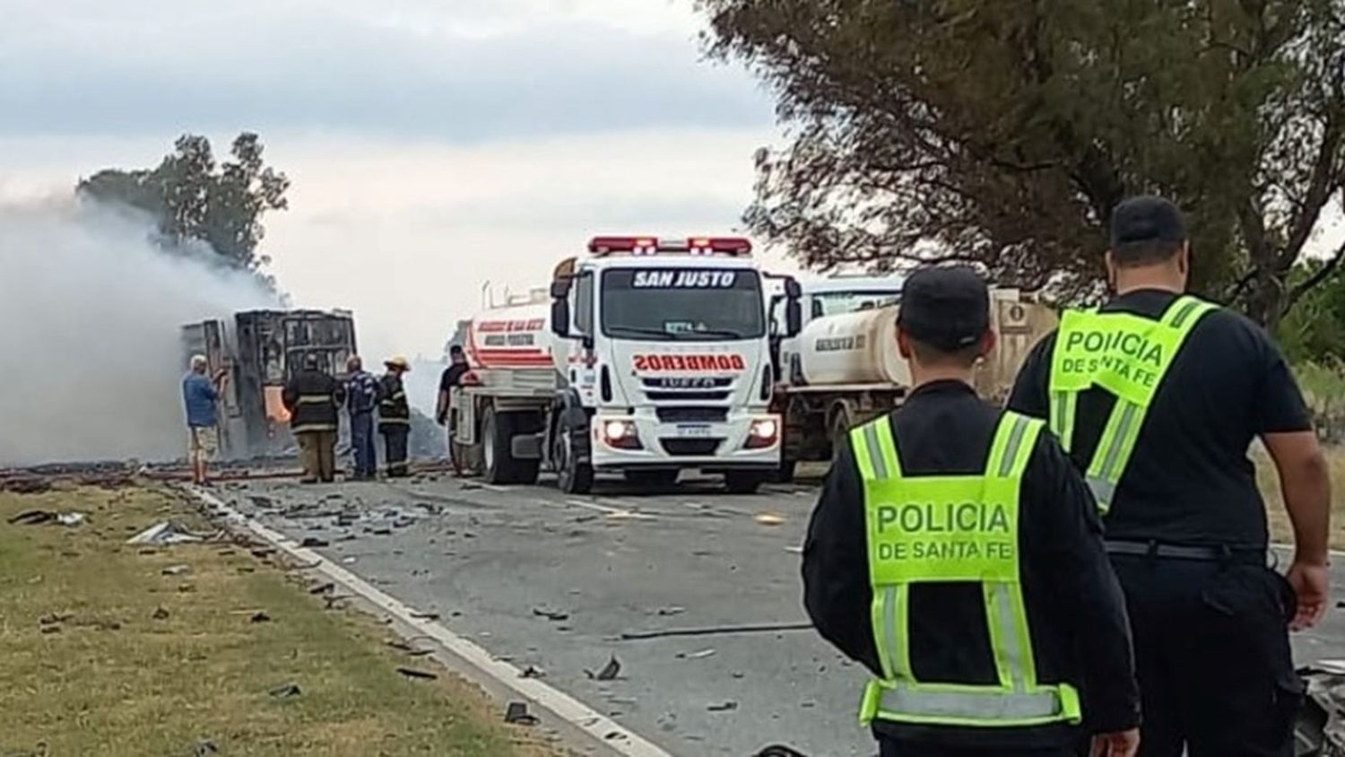 Accidente fatal en la Ruta 11, a la altura de San Justo