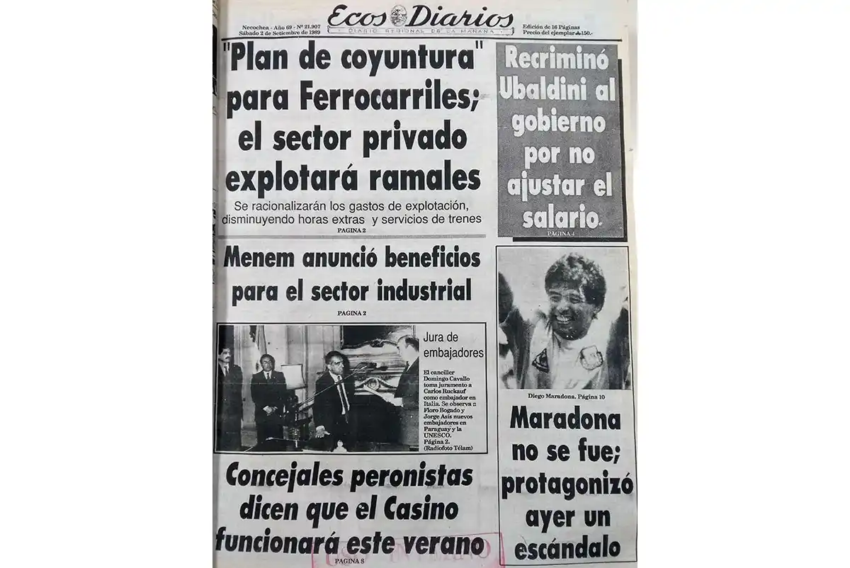 Sábado 2 de septiembre de 1989