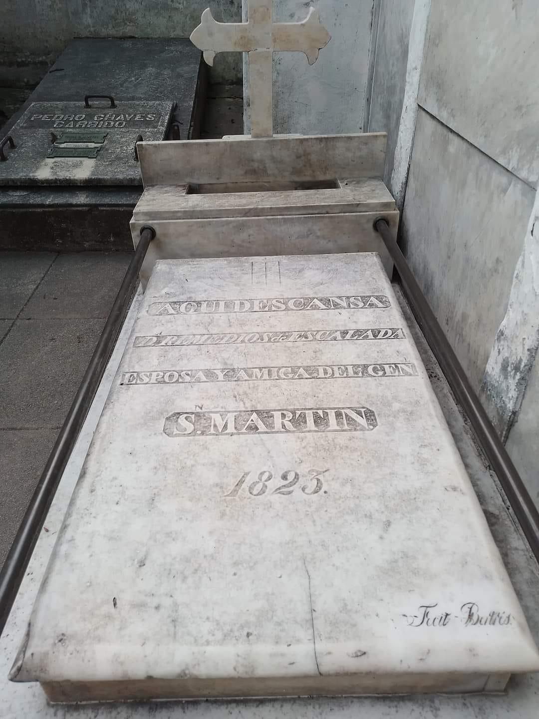 EL 3 DE AGOSTO DE 1823.
MUERE MARÍA DE LOS REMEDIOS ESCALADA